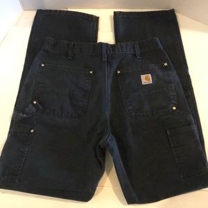 Carhartt work pants black very gently used